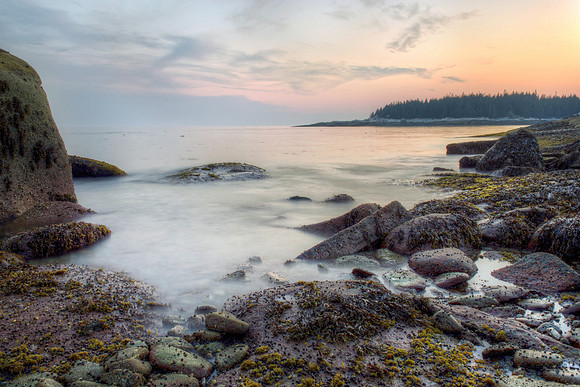 Sunset on Hurricane Island
